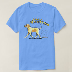 Camiseta Laboratório amarelo totalmente Hairifying