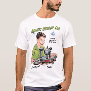 Camiseta Laboratório da energia atômica para o t-shirt do
