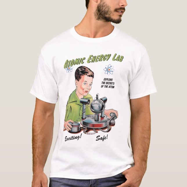 Camiseta Laboratório da energia atômica para o t-shirt dos (Frente)