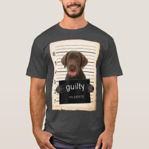 Camiseta Laboratório de chocolate Labrador Cachorro morto 