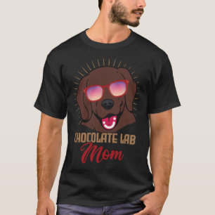 Camiseta Laboratório de Chocolate Mãe Labrador Retriever