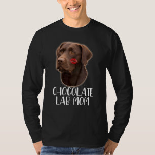 Camiseta Laboratório de Chocolate Mamãe Chocolate Labrador