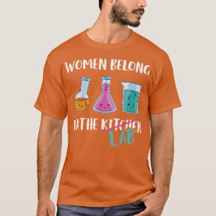 Camiseta Laboratório de Ciência da Química de Mulheres