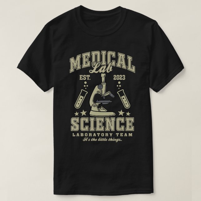 Camiseta Laboratório de Ciência Feam Medical Lab Semana de  (Frente do Design)