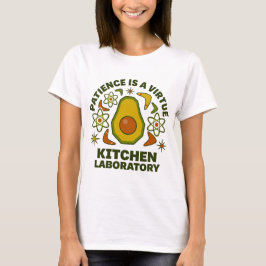Camiseta Laboratório de Cozinha – Abacate Retro Moderno