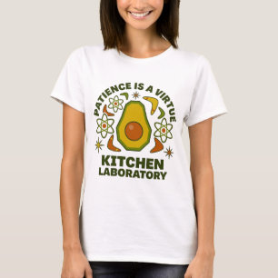 Camiseta Laboratório de Cozinha – Abacate Retro Moderno