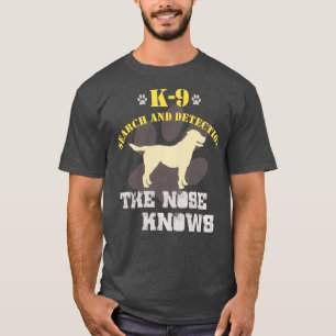 Camiseta Laboratório de detecção do Labrador de varejo d