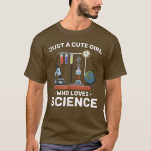 Camiseta Laboratório de Química Cientista de Mulheres do Po