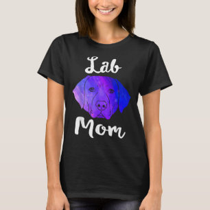 Camiseta Laboratório de resgate de cães do Labrador Mãe Mot