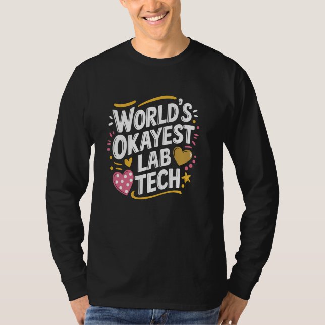 Camiseta Laboratório De Tecnologia Mais Okayest Do Mundo, L (Frente)