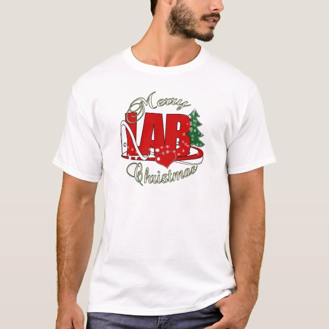 CAMISETA LABORATÓRIO LAB CHRISTMAS (Frente)