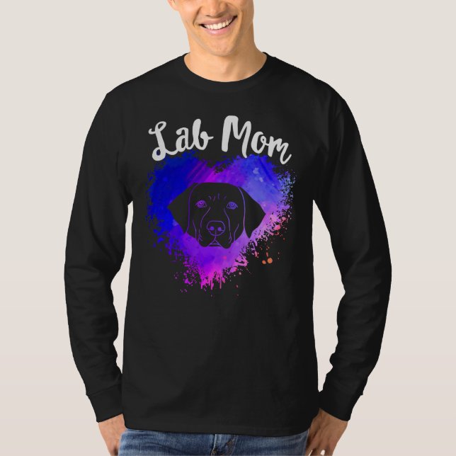 Camiseta Laboratório Mãe Labrador Cachorro do Retriever Mãe (Frente)