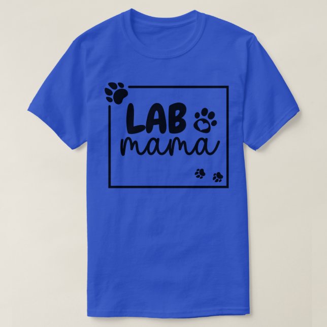 Camiseta Laboratório Mama Paw 6 (Frente do Design)