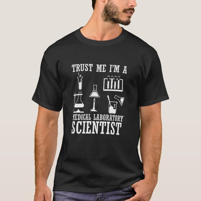Camiseta Laboratório médico científico científico científic (Frente)