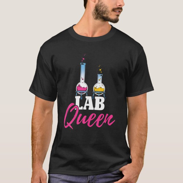 Camiseta Laboratório Médico da Rainha do Laboratório (Frente)