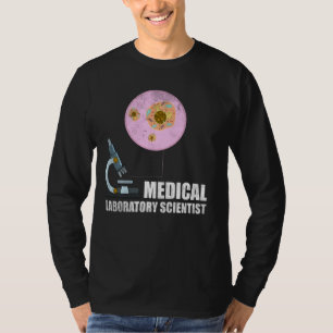 Camiseta Laboratório Médico do Laboratório de Laboratório d