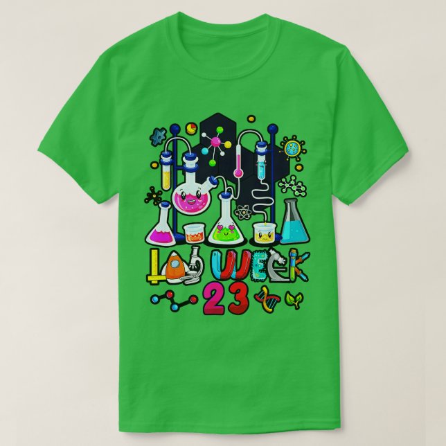 Camiseta Laboratório Médico Lab Semana 2023 Longo Tempo (Frente do Design)