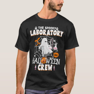 Camiseta Laboratório Spooky de Halloween Crew Spooky Medici