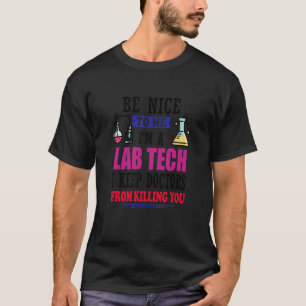 Camiseta Laboratório Técnico Mantenha O Médico Para