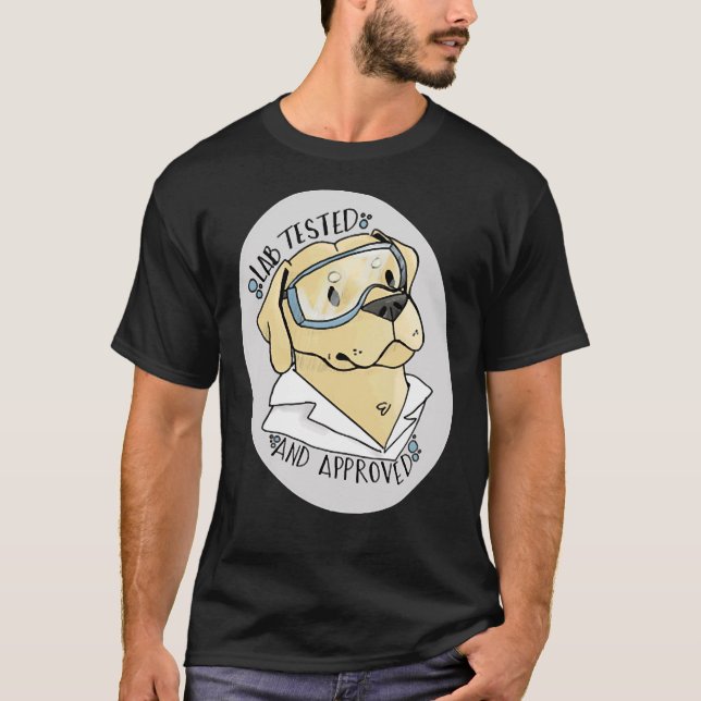 Camiseta Laboratório Testado E Aprovado Ativo (Frente)