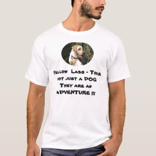 Camiseta Laboratórios amarelos - aventura