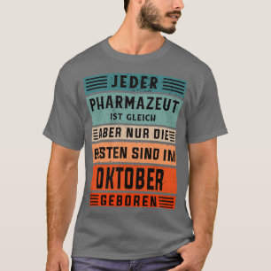 Camiseta Laboratory technician birthday October born pharma