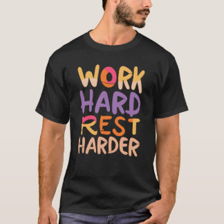 Camiseta Laborer, Duro de Trabalho, Descanse Mais