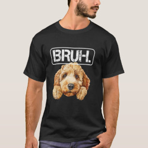 Camiseta Labradoodle Bruh Amante de Cachorro Engraçado