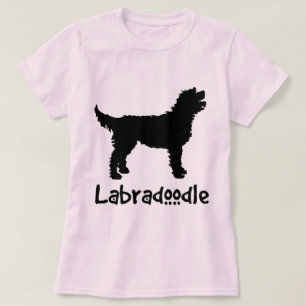 Camiseta Labradoodle com texto legal (no preto)