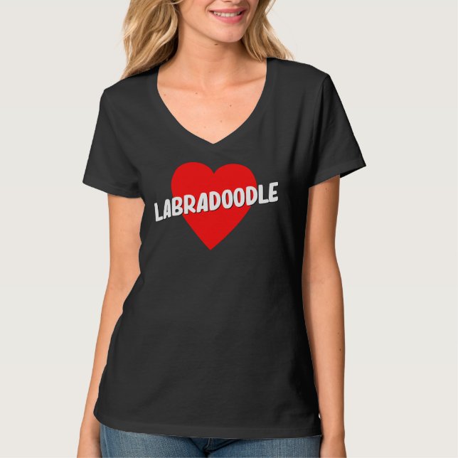 Camiseta Labradoodle Love (Frente)