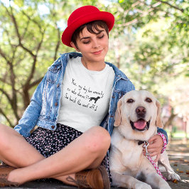 Camiseta Labradoodle My Dog Anxiety Woof Off