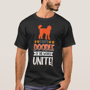 Camiseta Labradoodle Of The World Unite Dog 2