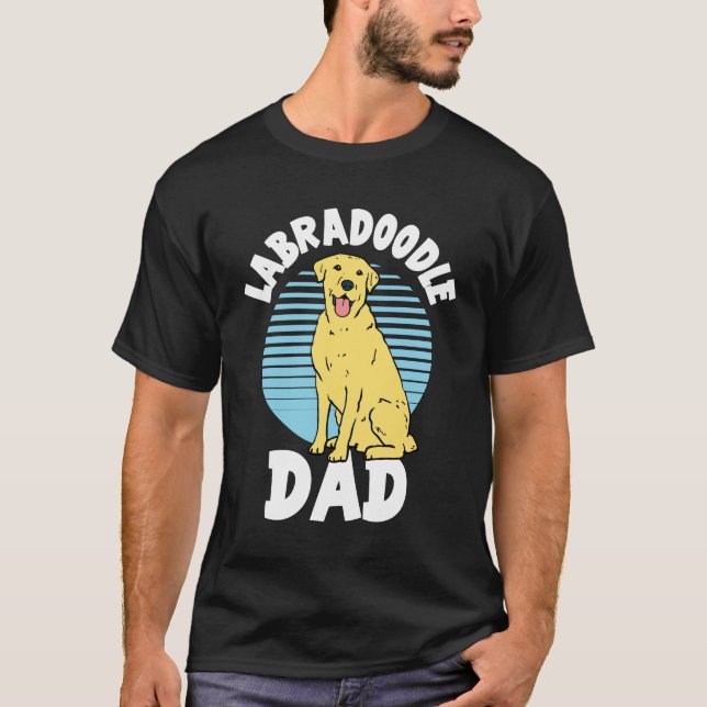 Camiseta Labradoodle Pai Cute Lab Dog (Frente)