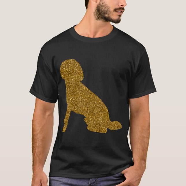 Camiseta Labradoodle Para Poodle Animal Moça (Frente)