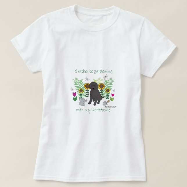 Camiseta LabradoodleBlk (Frente do Design)