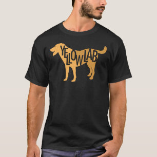 Camiseta Labrador Amarelo