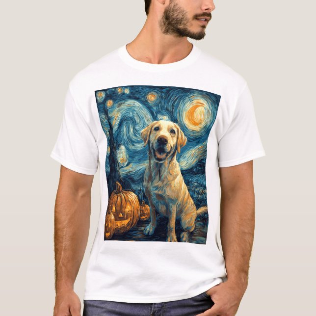 Camiseta Labrador Amarelo (2) (Frente)