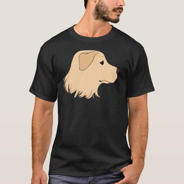 Camiseta Labrador Amarelo 332 (Frente)