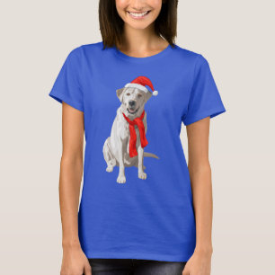 Camiseta Labrador Amarelo Branco Retriever em Santa Chapéu