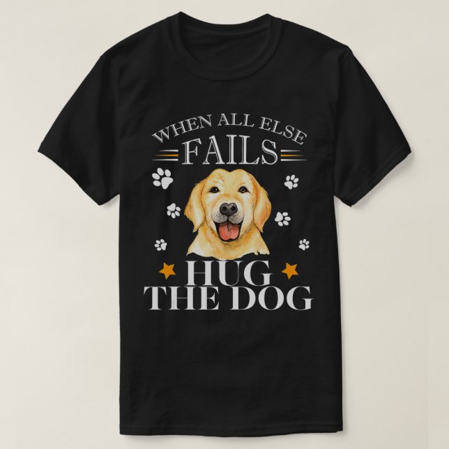 Camiseta Labrador Amarelo Cachorro Ocupado Dogs Amor Labs (Frente do Design)
