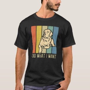 Camiseta Labrador Amarelo para Crianças Pais