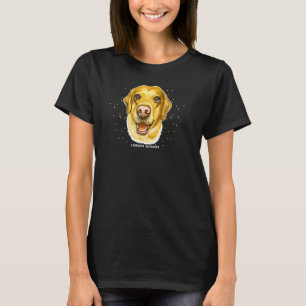 Camiseta Labrador Amarelo Retrato do Retriever 4 Pet Lab Ca