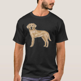 Camiseta Labrador Amarelo Retriever Canine Cartoon Lab