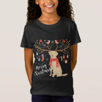 Labrador Amarelo Retriever Christmas Dog Lab Xmas 