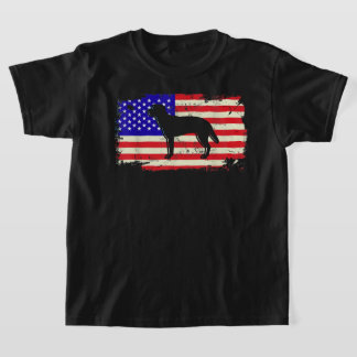Camiseta Labrador American Flag Dog Lover Retriever Gift Wo