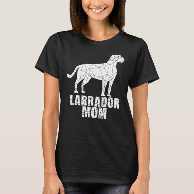 Camiseta Labrador Assaltado, Rastreador Mãe O Amor (Frente)