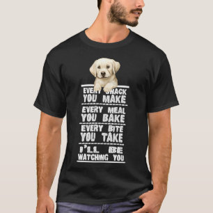 Camiseta Labrador Cachorro Cada Snack Que Você Faz