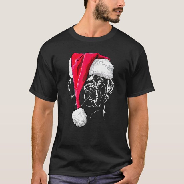 Camiseta Labrador Christmas Dog Tee Hund (Frente)