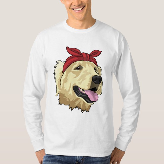 Camiseta Labrador com Bandana (Frente)