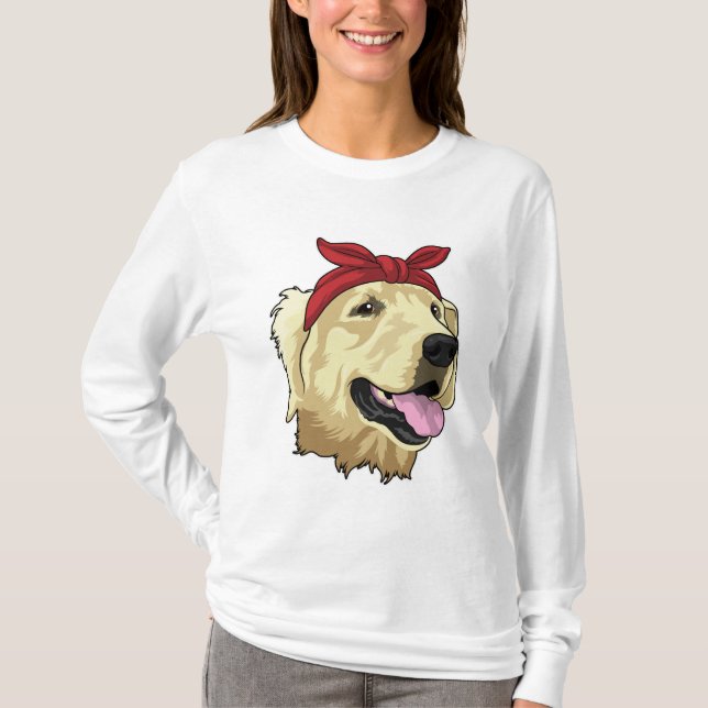 Camiseta Labrador com Bandana (Frente)
